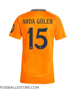 Günstige Real Madrid Arda Guler #15 Auswärtstrikot Damen 2024-25 Kurzarm